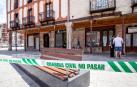 La Guardia Civil trabaja en la vivienda de Salas de los Infantes en la que una mujer de 28 años ha fallecido tras ser apuñalada por su pareja