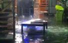 Las fuertes tormentas causan cortes de tráfico e inundaciones en Navarra