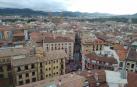Encierro del 7 de julio desde la torre de San Cernin