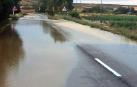 Las lluvias recogidas en la zona de Tafalla triplicaron la previsión de la alerta naranja