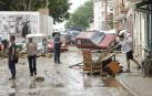 Decenas de viviendas, locales y coches, siniestro total en Tafalla