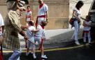 Fotos del recorrido de los gigantes y cabezudos de Pamplona del día 8 de julio de San Fermín 2019