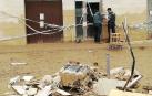 Desalojado un edificio de Tafalla junto al río por riesgo de derrumbe