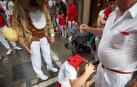 Fotos del recorrido de los gigantes y cabezudos de Pamplona del día 9 de julio de San Fermín 2019