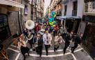 La Iruña Brass Band junto a Craig Klein, en el Festival de Jazz de Vitoria