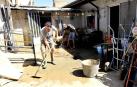 Testimonios de los vecinos afectados por la riada en Olite
