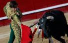 El navarro Javier Marín corta una oreja en la novillada de la Feria del Toro de San Fermín