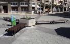 Mejoras en bancos y otros elementos del mobiliario urbano de Estella.