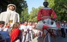 Fotos del recorrido de la Comparsa de Gigantes y Cabezudos de Pamplona del día 9 de julio de San Fermín 2019