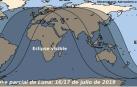Esta noche será visible desde Navarra un eclipse parcial de Luna
