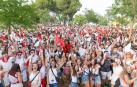Foto del público asistente a la fiesta Todo Joven de fiestas de Tudela 2018.
