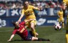 Partido de la pasada temporada de Osasuna Femenino.