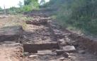 Hallados en Mués los restos de una presa romana del siglo I