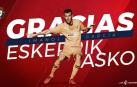 Imagen que ha publicado Osasuna tras la rescisión del contrato de Imanol García.