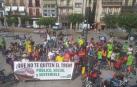 Una marcha ciclista rechaza en Pamplona el "despilfarro" del TAV