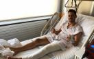 Kike Barja, operado con éxito de la rotura de ligamento de su rodilla