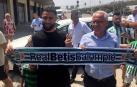 El centrocampista internacional francés Nabit Fekir, junto al director general del Betis, Federico Martínez Feria.