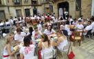 Fotos de los almuerzos antes del cohete de fiestas de Tudelas