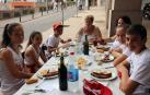 Fotos de los almuerzos antes del cohete de fiestas de Tudelas