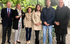De izda. a decha.: Manuel Rodríguez-Mariscal, Maite Agüeros, Natalia Martínez de Baroja, Sara Gómez, Jorge Morales y Juan Manuel Irache.