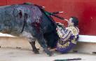 El torero ha sido atendido en la enfermería de la plaza de "una cornada envainada en el hemitórax izquierdo y múltiples fracturas costales"