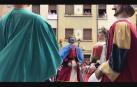 Vídeo del baile de los gigantes en la procesión de Santa Ana