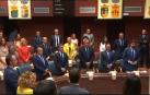 Minuto silencio por el parricidio de Beniel en la Asamblea Regional de Murcia