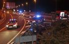 El joven accidentado en Noáin no pudo evitar el guardarraíl