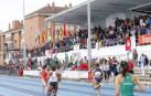 La lluvia no ha impedido que en el estadio de Larrabide se celebre el campeonato Nacional de Federación de Atletismo