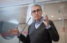 Ramón Jáuregui, durante una rueda de prensa en 2017.