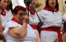 Una emocionada Tere Jiménez recibe el homenaje 'Abuela 2019' en fiestas de Tudela