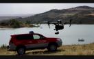 Policía Foral vigila el embalse de Alloz con drones