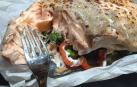 Salmón en papillote