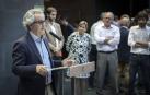 Carlos Pérez-Nievas tras la investidura de María Chivite como presidenta.