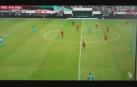 Jugada del 0-1 de Osasuna ante el NEC Nimega, obra de Marc Cardona