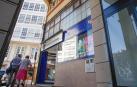 Foto de la Administración de lotería número 22 de A Coruña donde se consignó el boleto premiado.