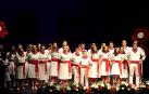 Todos los participantes en el 'Campeón de campeones' de Tafalla cantaron una jota grupal.