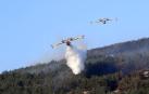 Los fuegos de La Granja y Miraflores, aún sin control, queman 600 hectáreas