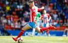 José Carlos Lazo, en una acción de la temporada pasada con el Lugo.