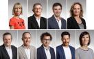 De izquierda a derecha y de arriba abajo: Alicia Erdociáin, Félix Taberna, Miguel Moreno, Amaia Arrizabalaga, Guillermo Nagore, Mikel Muez, Txema Mauleón, Mikel Armendáriz y Saioa Eseberri.
