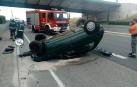 Una persona herida en un accidente en la A-12, en Zizur