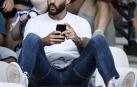 Raúl Navas, el foco de todas las miradas, lo siguió desde la grada
