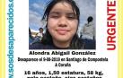 Buscan a una menor de 16 años desaparecida desde el viernes en Santiago