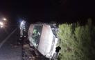 Una persona, herida tras un accidente en la AP-15 en Olite