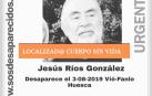 Hallado muerto el senderista mexicano desaparecido hace 12 días en el Pirineo oscense