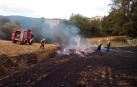 Sofocados dos incendios en Ecala y Mañeru