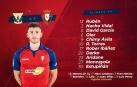 Moncayola, titular en el regreso de Osasuna a Primera División
