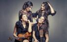 Abajo: Roser Loscos (izda), Alicia Grillo(dcha). Arriba: Marta Robles (izda) y Carolina Fernández (dcha).