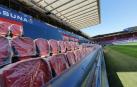 El Sadar compaginará fútbol y obras en curso