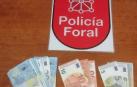 La Policía Foral incauta más de 2.000 euros en billetes diseñados para juegos